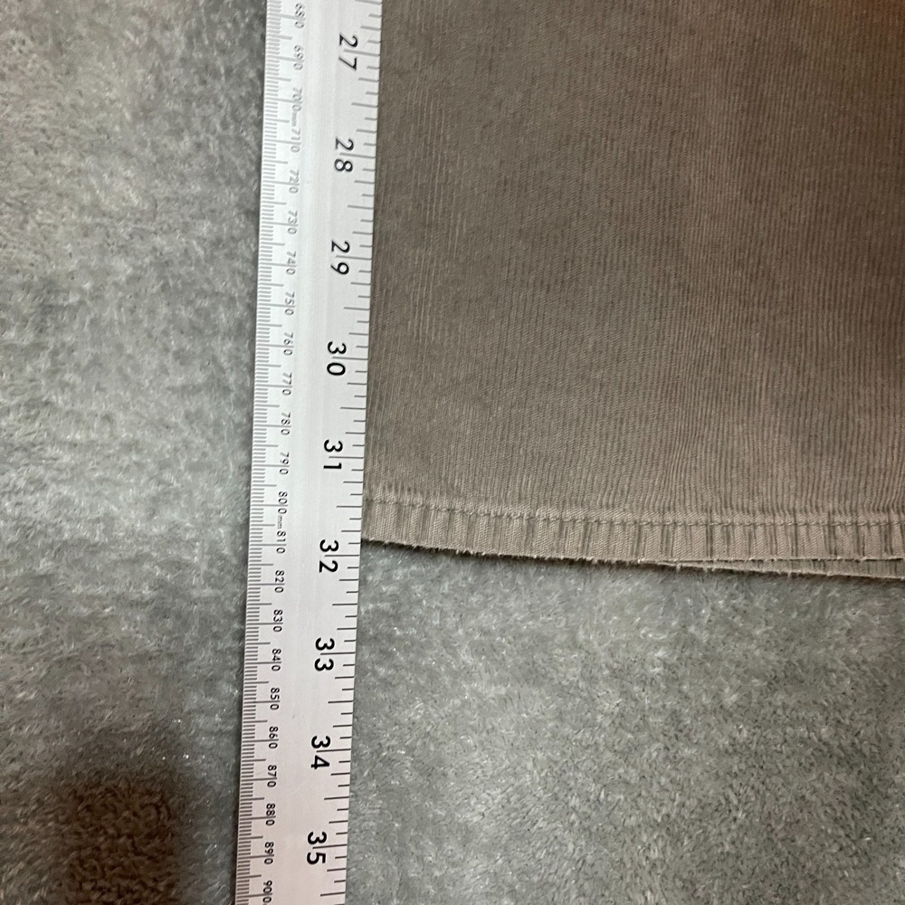 Vtg Gap 1969 Men Corduroy Straight 5 Pocket Jean 38x32 Relaxed Neutral Y2K Skate - Picture 10 of 12